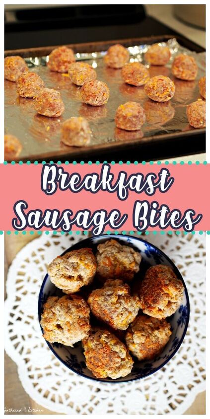 3 ingredient cheesy sausage breakfast balls