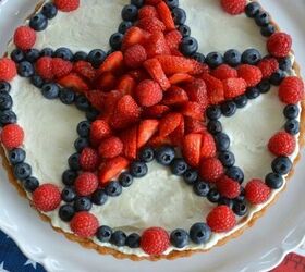 Star-Spangled Fruit Tart With Chocolate Chip Cookie Crust