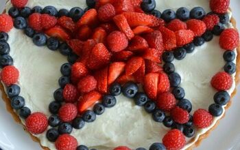 Star-Spangled Fruit Tart With Chocolate Chip Cookie Crust