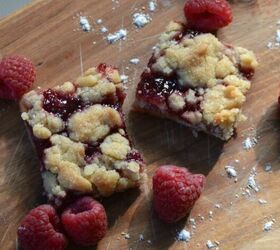 10 recipes with the top 10 healthiest foods, Number 6 5 Ingredient Raspberry Bars
