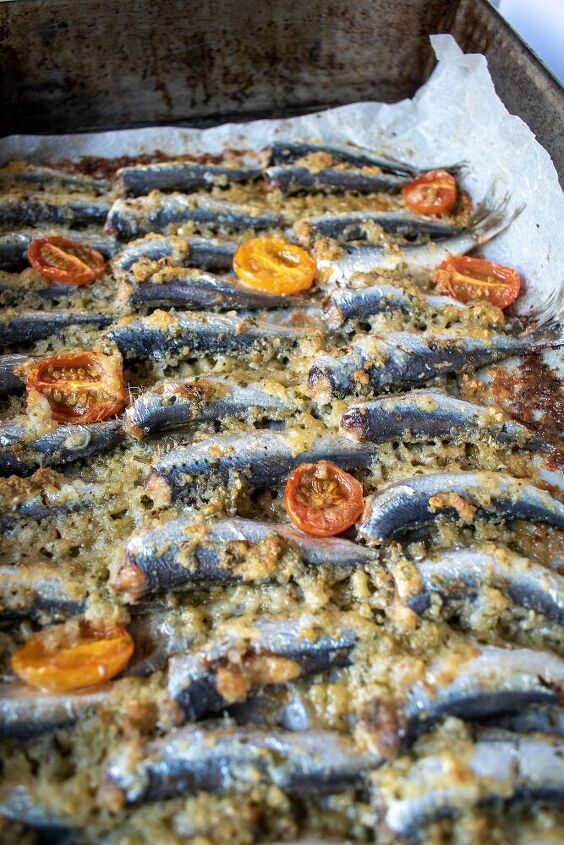 roasted sardines