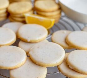 Lemon Cookies With Vanilla Bean Glaze