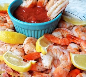 amazing and easy shrimp cocktail with homemade sauce