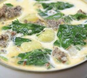 Creamy Spinach and Italian Sausage Soup Recipe