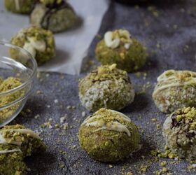 Pistachio White Chocolate Truffles No Bake Recipe Foodtalk