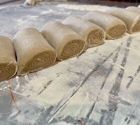 chewy banana mochi rolls