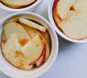 single serving easy apple crisp