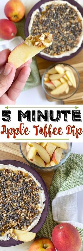 5 minute apple toffee dip