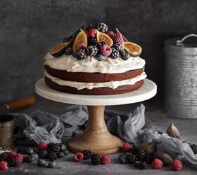 chocolate beetroot cake with coconut whipped cream
