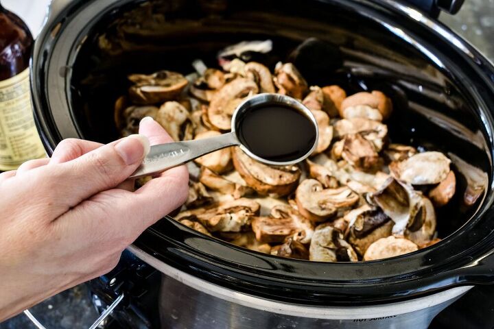 easy crock pot beef stroganoff with mushroom soup