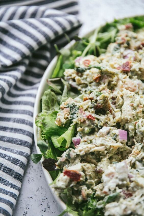 chicken bacon ranch salad