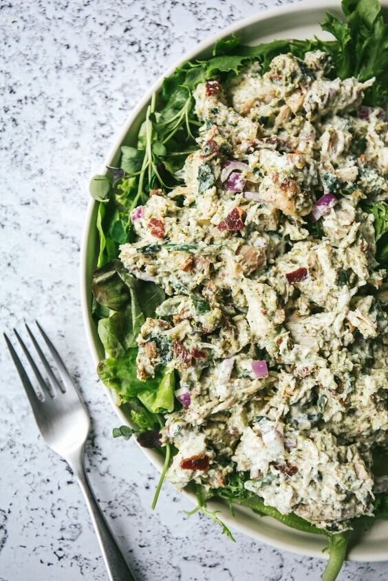 chicken bacon ranch salad