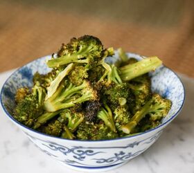 roasted broccoli florets with lemon and butter
