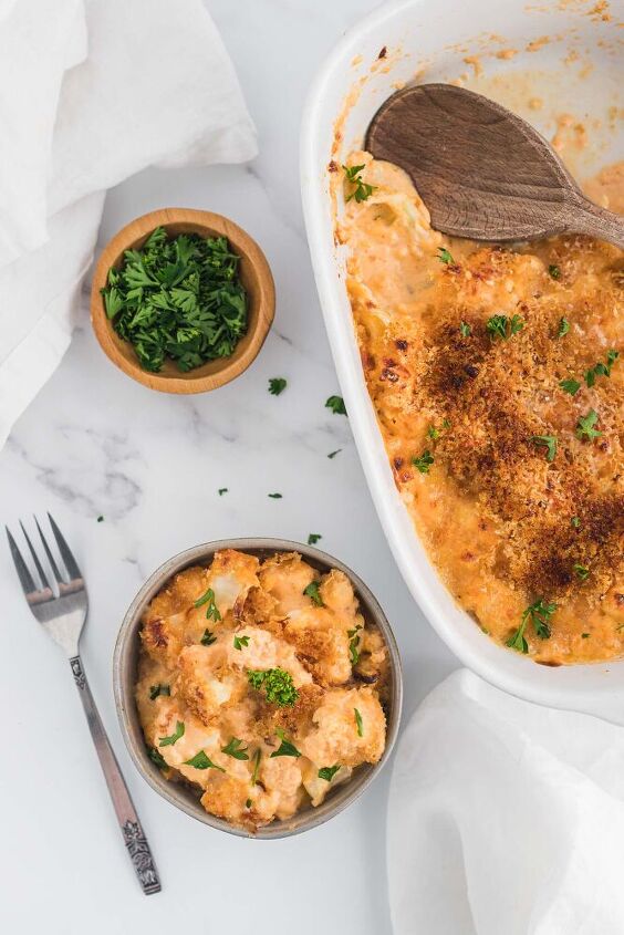 cauliflower mac and cheese keto gf