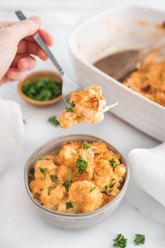 cauliflower mac and cheese keto gf