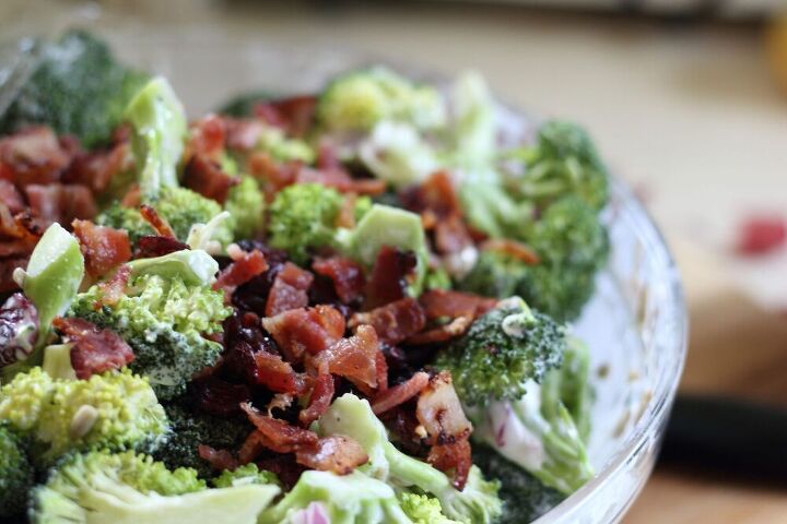 healthy broccoli salad the kitchen garten