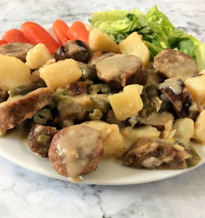 cheesy brat stew