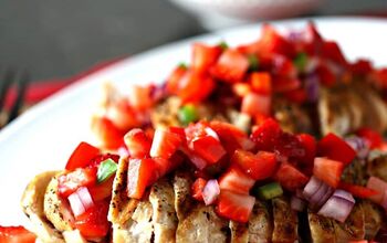 Grilled Chicken With Strawberry Salsa