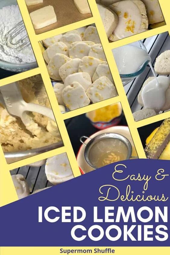 Easy Iced Lemon Cookies | Foodtalk