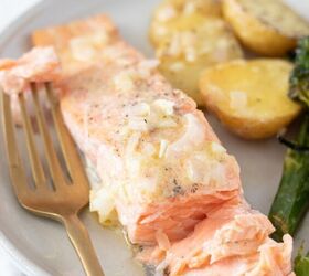 s 10 easy salmon recipes that are nutritious and delicious, Sheet Pan Salmon With Broccolini And Baby Potatoes
