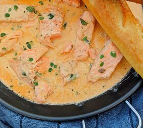 s 10 easy salmon recipes that are nutritious and delicious, Creamy Garlic Salmon