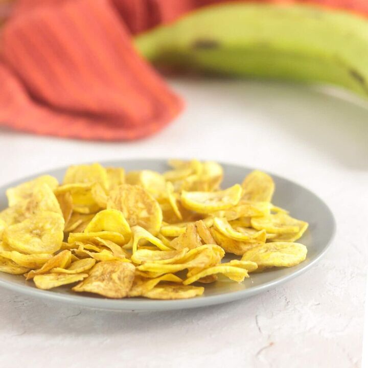 easy homemade plantain chips air fryer method healthy gluten f