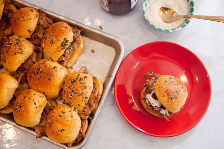 instant pot bbq pork sweet potato sliders