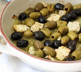 roasted olives feta cheese and garlic recipe