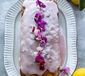 lemon loaf recipe with strawberry glaze