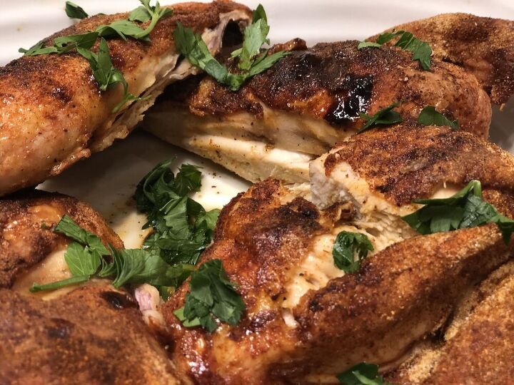 spatchcock roasted chicken