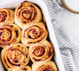 brie cheddar and jam sweet rolls
