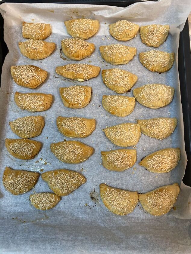 homemade burekas filled pastry