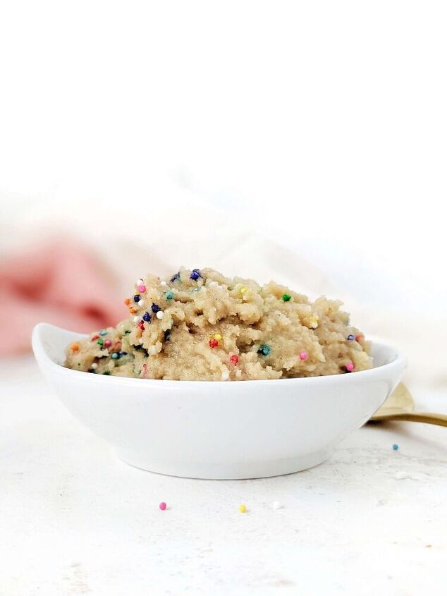 birthday cake protein cookie dough be happy and healthy