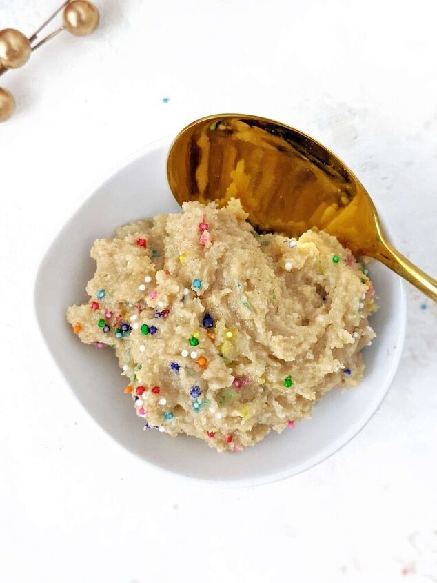 birthday cake protein cookie dough be happy and healthy