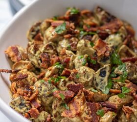 You're going to want to double (or triple) the recipe of this maple mayo bacon potato salad