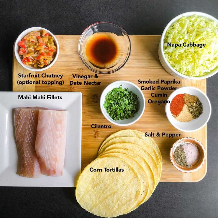 blackened fish tacos, You will need these ingredients