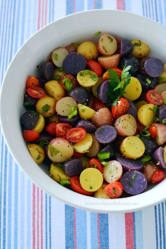 patriotic potato salad and independence day recipe round up