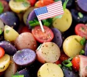 Patriotic Potato Salad