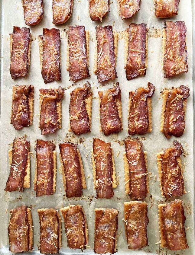 parmesan bacon crackers