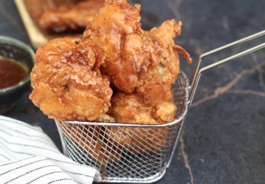 maple glazed southern fried chicken wings