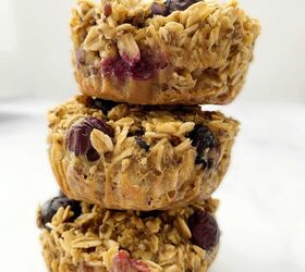 Baked Blueberry Gluten Free Oatmeal Cups | Foodtalk