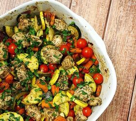 One-pan Balsamic Chicken And Veggies 