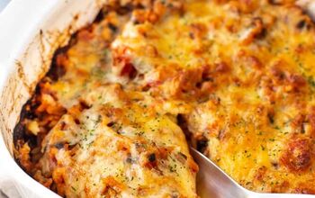 Cheesy Baked Tomato Rice