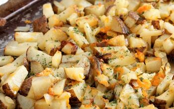 Grilled Cheesy-Rosemary Potatoes