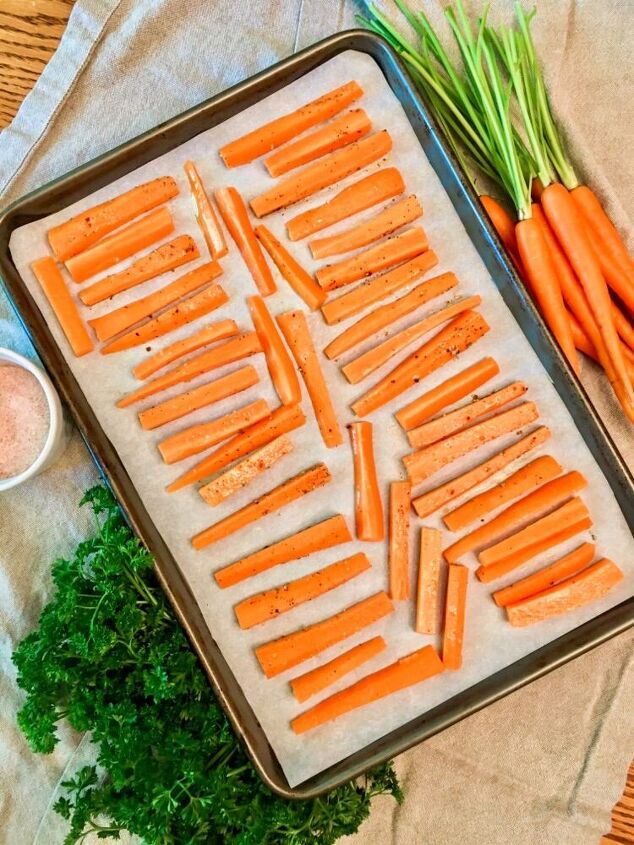 oven roasted carrot fries