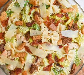 Chicken and Bacon Caesar Pasta Salad
