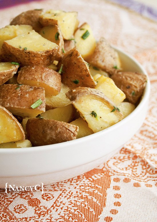 lemon thyme rosemary roasted potatoes