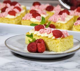 Raspberry Cake Bars