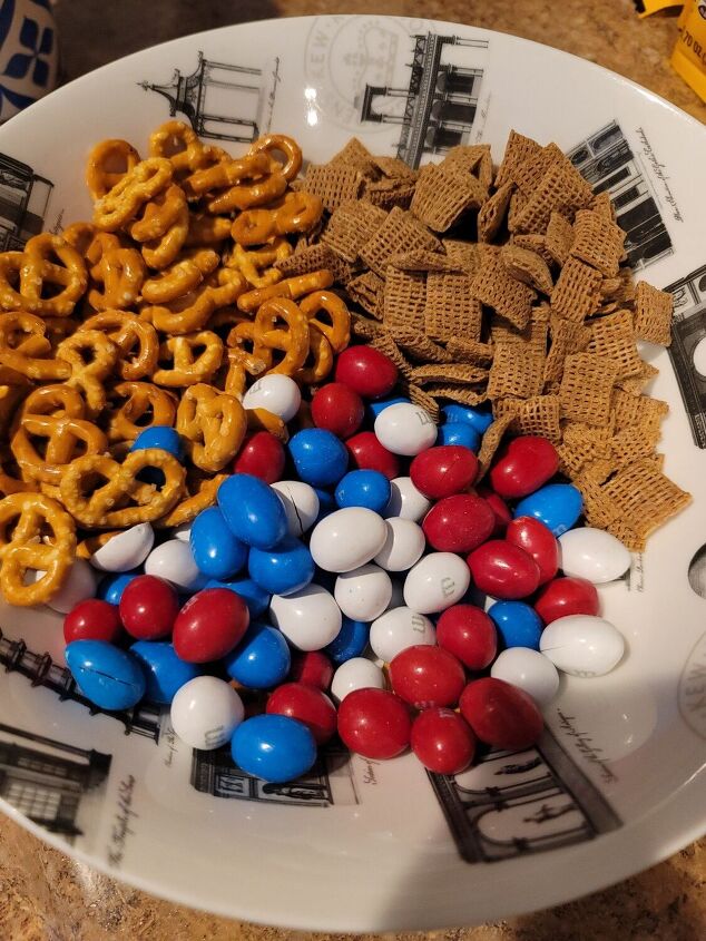 red white blue trail mix