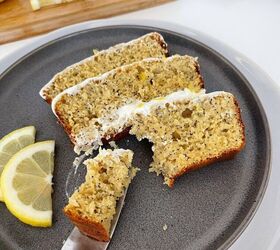 gluten free lemon poppyseed loaf cake
